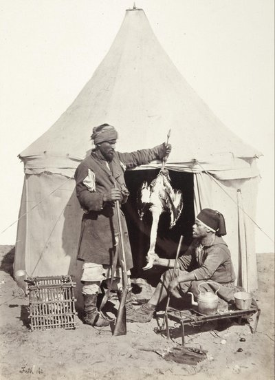 Arab Sportsman and Cook by Francis Frith